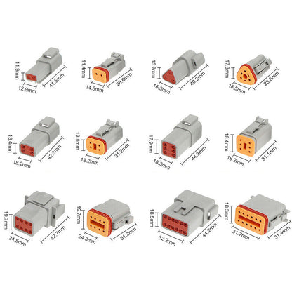 550PCS Deutsch Plug Tool Kit DT Connector With Genuine Automotive Crimp Tool