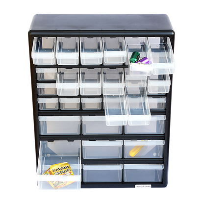 Storage Cabinet Drawers 39 Plastic Tool Box Containers Organiser Cupboard