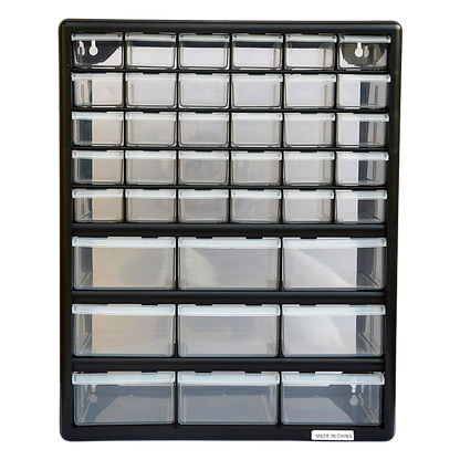 Storage Cabinet Drawers 39 Plastic Tool Box Containers Organiser Cupboard